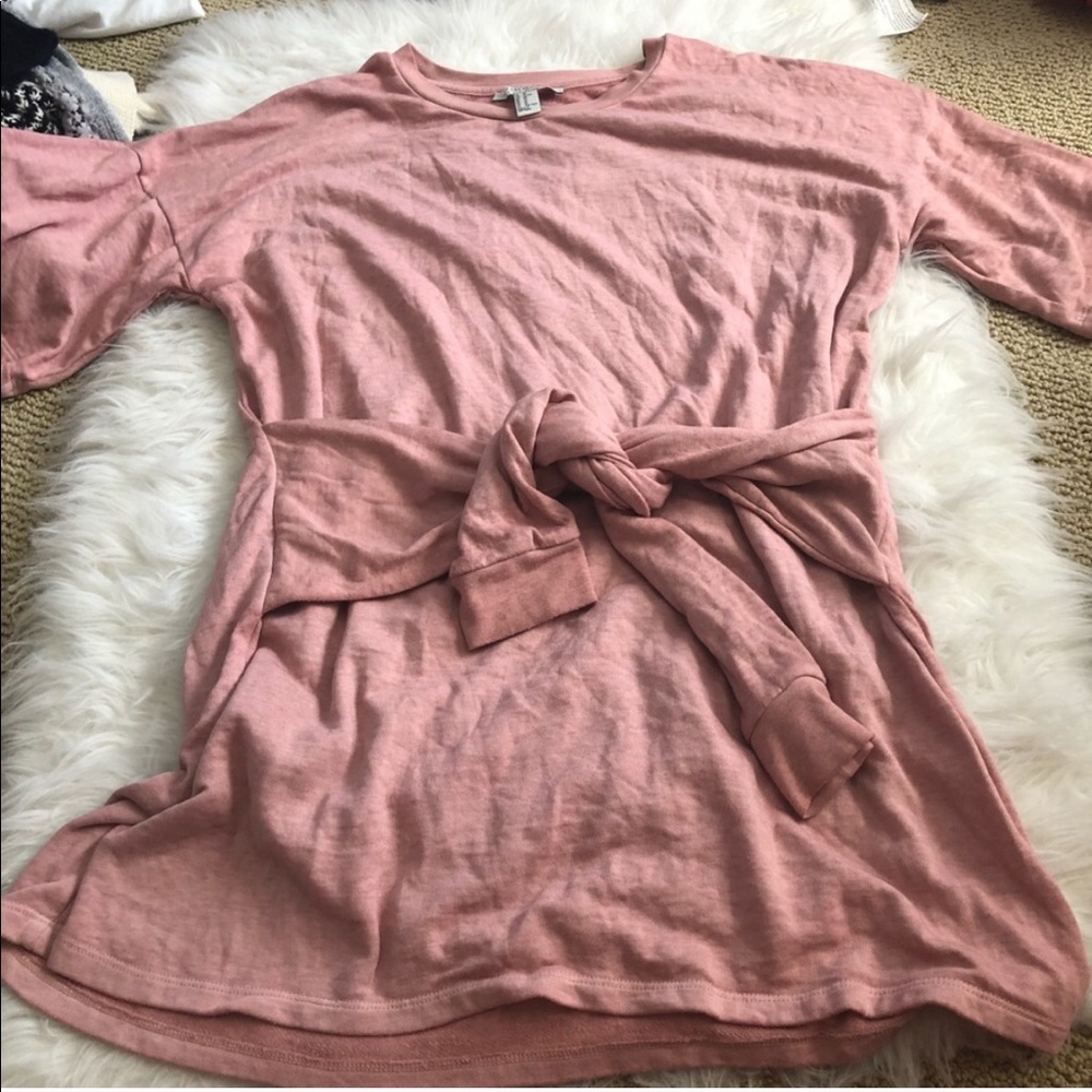 Forever 21 Blush Pink T-Shirt Dress